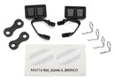 Mirrors side black left & right retainers 2 body clips 4 fits