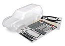 Body with camper TRX-4  Sport clear trimmed requires painting window masks decal sheet
