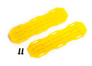 Traction boards yellow mounting hardware