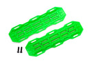 Traction boards green mounting hardware