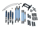 Long Arm Lift Kit TRX-4  complete includes blue powder coated links blue-anodized shocks