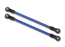 Suspension links rear lower blue 2 5x115mm powder coated steel assembled with hollow balls for use with