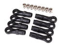 Rod ends extended standard 4 angled 4 hollow balls 8 for use with TRX-4  Long Arm Lift Kit