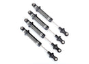 Shocks GTS silver aluminum assembled without springs 4 for use with