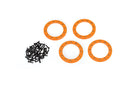 Beadlock rings orange 19 aluminum 4 2x10 CS 48