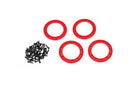 Beadlock rings red 19 aluminum 4 2x10 CS 48
