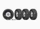 Tires and wheels assembled glued 19 classic chrome wheels Canyon Trail 46x19 tires 4 center caps 4 requires