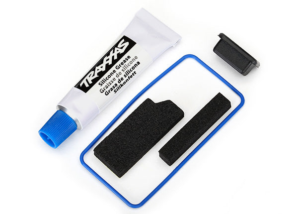 Seal kit receiver box includes o-ring seals and silicone grease