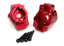 Portal drive axle mount rear 6061-T6 aluminum red-anodized left and right 25x16 CS 4