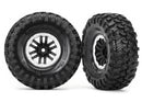 Tires and wheels assembled glued TRX-4  19” satin beadlock wheels Canyon Trail 46x19” tires 2