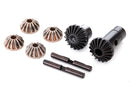 Gear set differential output gears 2 spider gears 4 spider gear shaft 2