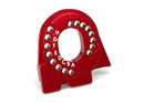 Motor mount plate 6061-T6 aluminum red-anodized