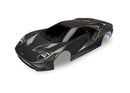 Body Ford GT  black painted decals applied tail lights exhaust tips & mounting hardware part