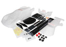 Body Ford GT  clear requires painting decal sheet includes tail lights exhaust tips & mounting hardware