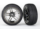 Tires and wheels assembled glued split-spoke black chrome wheels 19 Response tires front 2
