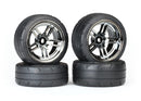 Tires & wheels assembled glued split-spoke black chrome wheels 19 Response tires foam inserts front 2 rear extra wide 2 VXL rated