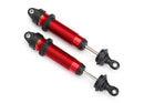 Shocks GTR 134mm aluminum red-anodized fully assembled wo springs front threaded 2