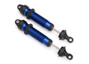 Shocks GTR 134mm aluminum blue-anodized fully assembled wo springs front threaded 2