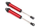 Shocks GTR 134mm aluminum red-anodized fully assembled wo springs front no threads 2