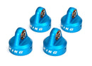Shock caps aluminum blue-anodized King  Shocks 4