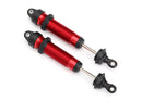 Shocks GTR 139mm aluminum red-anodized fully assembled wo springs rear threaded 2