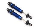Shocks GTR 139mm aluminum blue-anodized fully assembled wo springs rear threaded 2