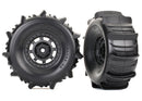 Tires and wheels assembled glued Desert Racer  wheels paddle tires foam inserts 2