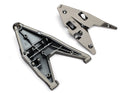 Suspension arm lower right arm insert satin black chrome-plated assembled with hollow ball