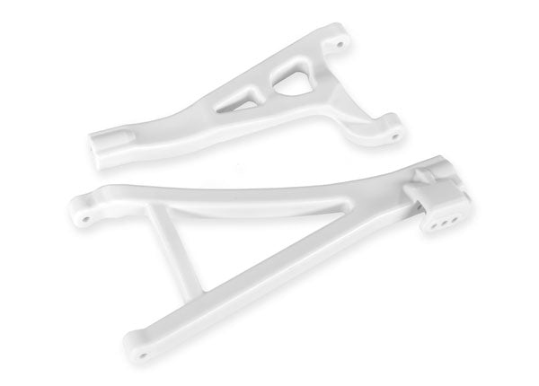 Suspension arms white front right heavy duty upper 1 lower 1