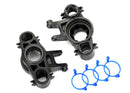 Axle carriers left & right 1 each use with 8x16mm & 17x26mm ball bearings dust boot retainers 4