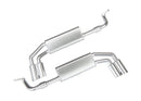 Exhaust pipes left & right