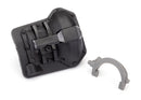 Differential cover TRX-6™ rear black T-lock fork grey