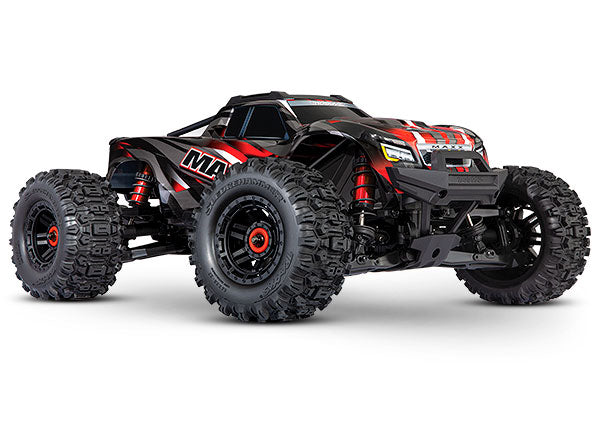89086-4 - Maxx®: 1/10 Scale 4WD Brushless Electric Monster Truck RED