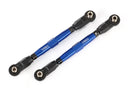 Toe links front TUBES blue-anodized 7075-T6 aluminum stronger than titanium 88mm 2 rod ends rear 4 rod ends front 4 aluminum wrench 1