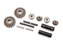 Gear set differential output gears 2 spider gears 4 spider gear shaft 2 output shaft 2 25X138 pin 2
