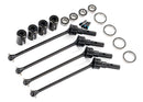 Driveshafts, steel constant-velocity (assembled), front or rear (4) (for use with #8995 WideMaxx™ suspension kit) (requires #8654 series 17mm splined wheel hubs and #7758 series 17mm nuts for a complete set)