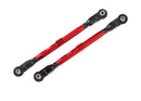 Toe links front TUBES red-anodized 6061-T6 aluminum 2 for use with