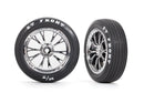 T&W WELD CHROME/FRONT Tires & wheels, assembled, glued (Weld chrome wheels, tires, foam inserts) (front) (2)