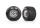 Tires & wheels, assembled, glued (Weld chrome with black wheels, tires, foam inserts) (rear) (2)