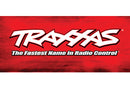 Traxxas  racing banner red & black 3x7 feet