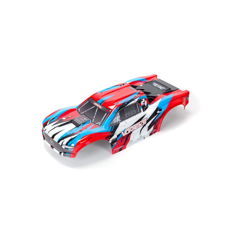 1/10 Painted Body, Red/Blue: VORTEKS 4X4 BLX