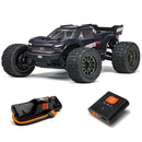 1/10 VORTEKS 4X2 BOOST MEGA 550 Brushed Stadium Truck RTR with Battery & Charger, Gunmetal