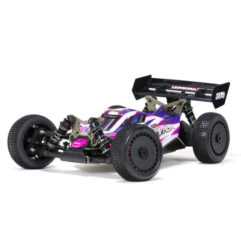 1/8 TLR Tuned TYPHON 4WD Roller Buggy, Pink/Purple