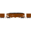 Athearn / RTR 40' 3-Bay Ribbed Hopper with Load, CR