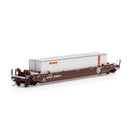 HO 48' HuskyStack Well,BNSF/48' XTRA