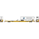 HO F89-F89'8" Flat/40' Trailer,XTTX/Yellow