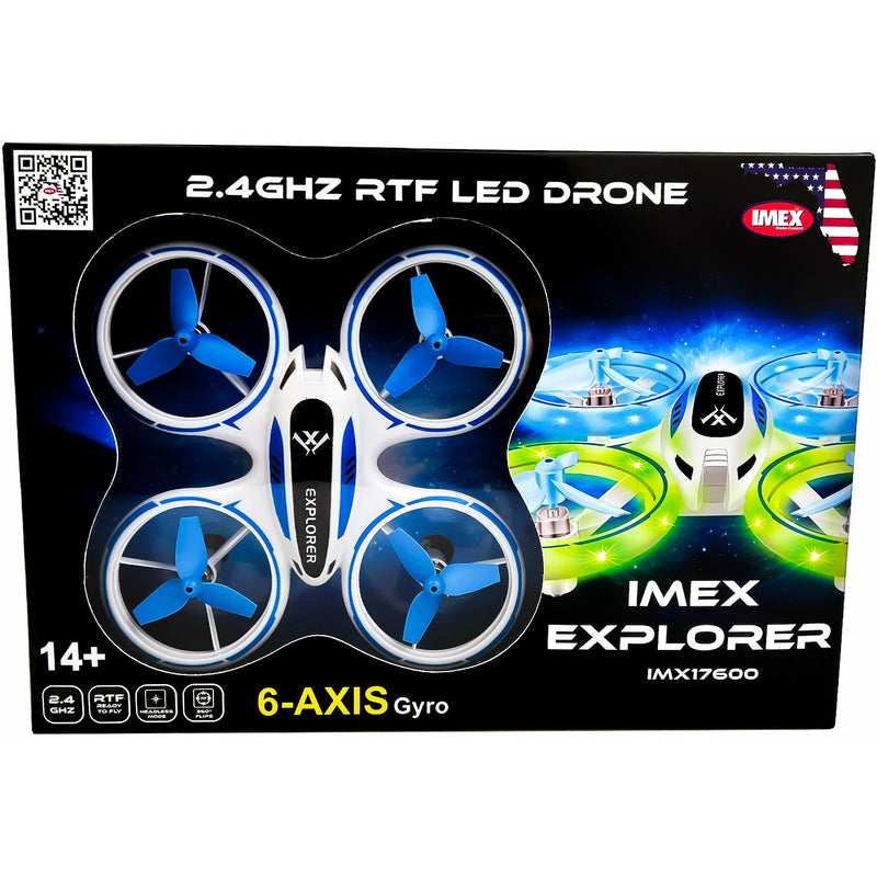IMEX Explorer 2.4 GHz 6-Axis Gyro Quadcopter RC Drone