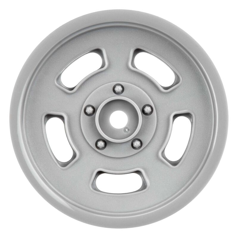 1/10 Slot Mag Drag Spec 2.2" Front Wheels, Stone Gray (2): Slash 2WD, DR10