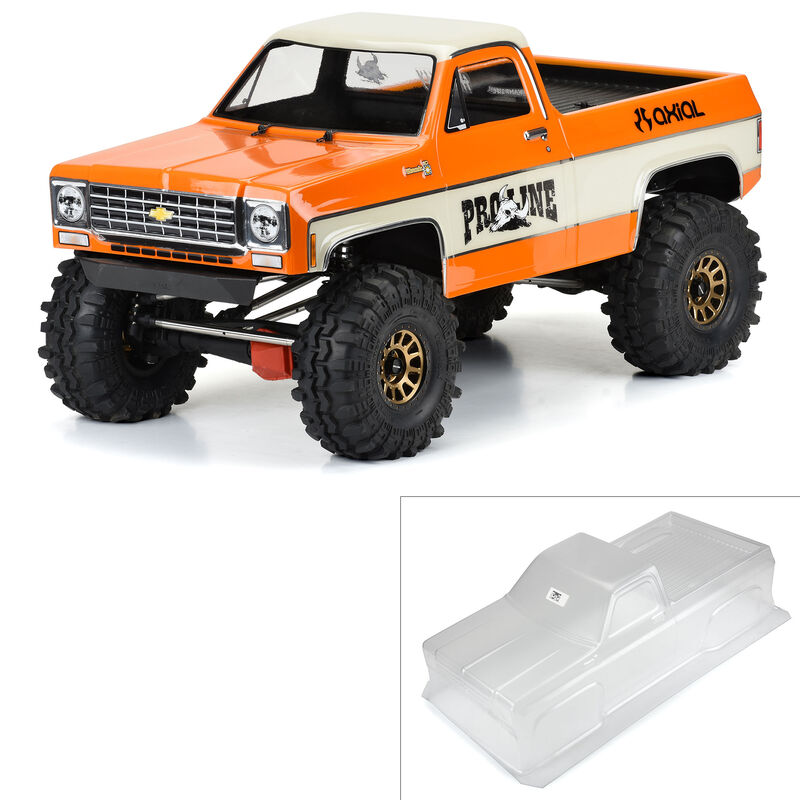 1/6 1978 Chevy K-10 Clear Body: SCX6 Item No. Pro-Line Racing - PRO359800