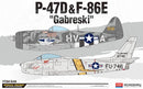 1/72 P47D & F84E Gabreski US Fighter (2 Kits)